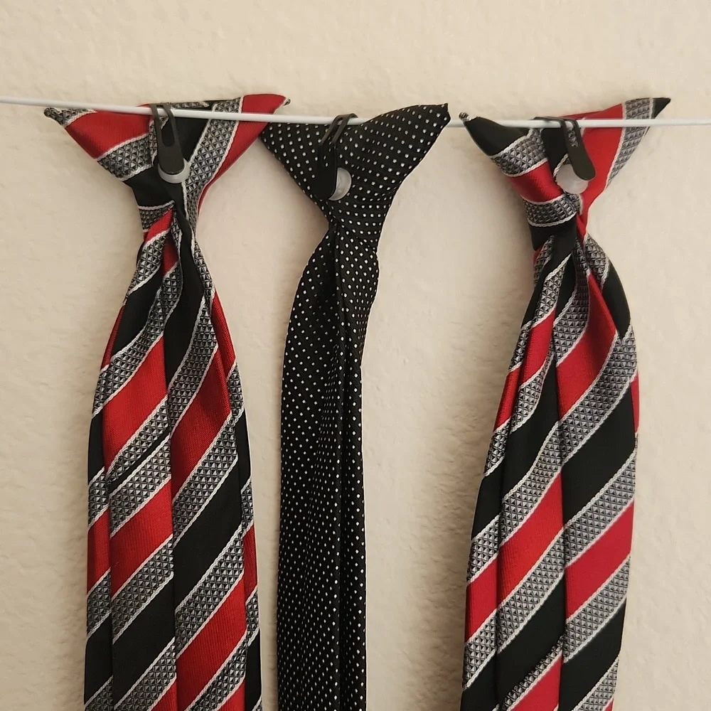 3 Boys Clip on ties